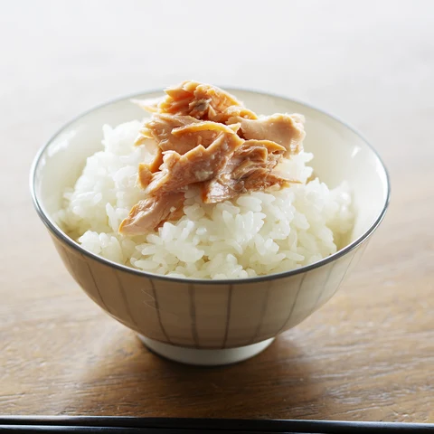 ゆめぴりか × 秋鮭の塩麹焼き